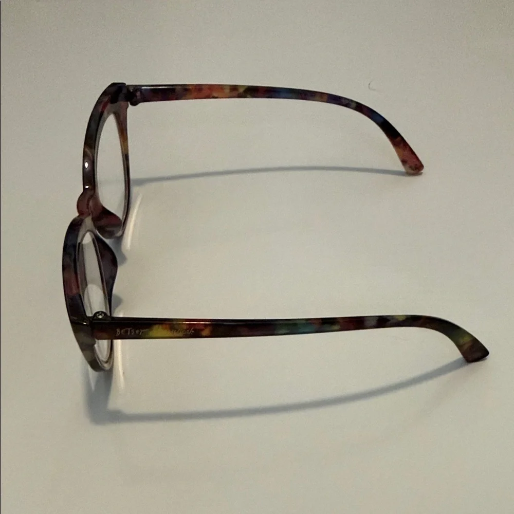 Betsey Johnson Multicolor Cat-Eye Glasses
